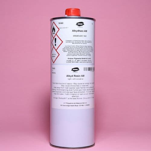 79163 Alkyd Resin AM, Kremer. 1 lt tin