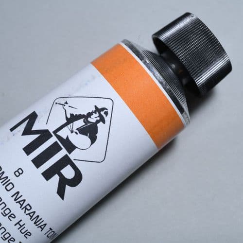 8 Cadmium Orange Hue Mir Oil Colour, 200ml tube