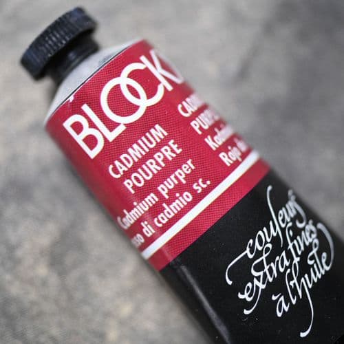 825 Cadmium Purple Blockx Oil Colour, 35ml tube.