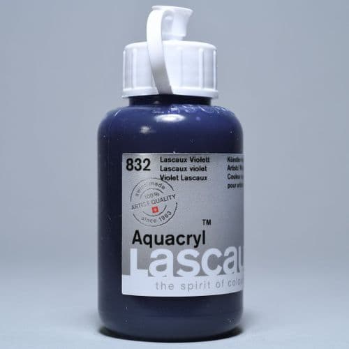 832 Lascaux Violet Lascaux Aquacryl, 85ml bottle