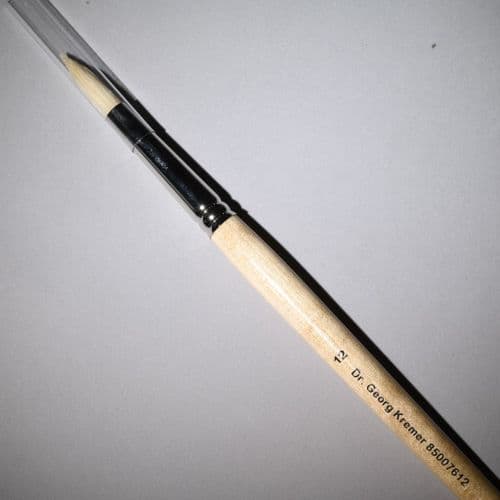 85007612 Kremer Round, No. 12 Oil Painting Brush