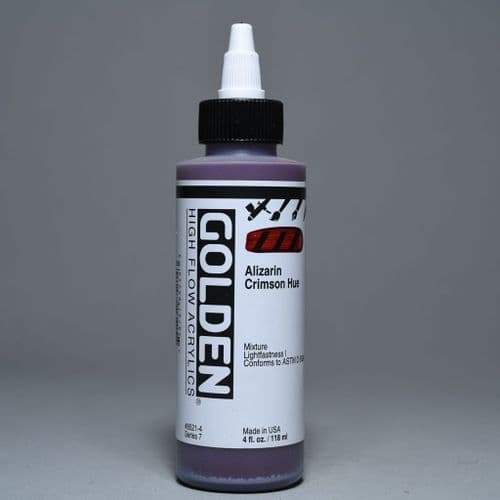 8521 Alizarin Crimson Hue, High Flow Acrylic, 118ml bottle.