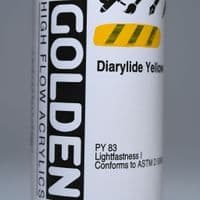 8527 Diarylide Yellow, High Flow Acrylic, 118ml bottle. 15% off (Discount applied at checkout).