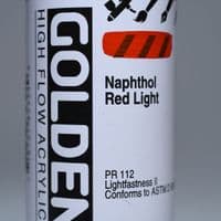8532 Naphthol Red Light, High Flow Acrylic, 118ml bottle. 15% off (Discount applied at checkout).