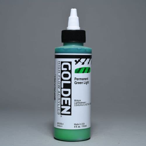 8535 Permanent Green Light, High Flow Acrylic, 118ml bottle.