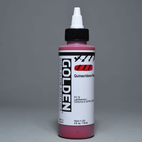 8541 Quinacridone Red, High Flow Acrylic, 118ml bottle. 15% off (Discount applied at checkout).