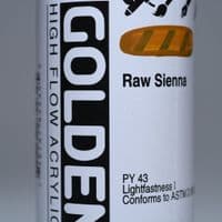 8543 Raw Sienna, High Flow Acrylic, 118ml bottle.
