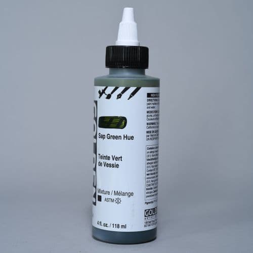 8545 Sap Green Hue, High Flow Acrylic, 118ml bottle.
