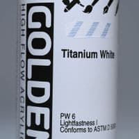 8549 Titanium White, High Flow Acrylic, 118ml bottle.