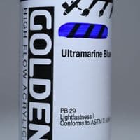 8551 Ultramarine Blue, High Flow Acrylic, 118ml bottle.