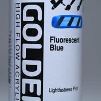 8566 Fluorescent Blue, High Flow Acrylic, 118ml bottle. 15% off (Discount applied at checkout).
