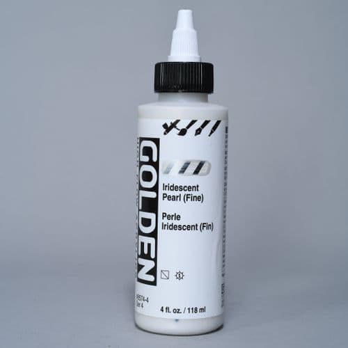 8574 Iridescent Pearl (Fine), High Flow Acrylic, 118ml bottle. 15% off (Discount applied at checkout).
