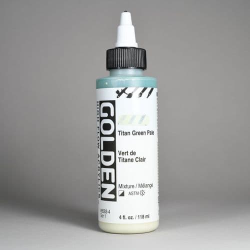 8583 Titan Green Pale, High Flow Acrylic, 118ml bottle.