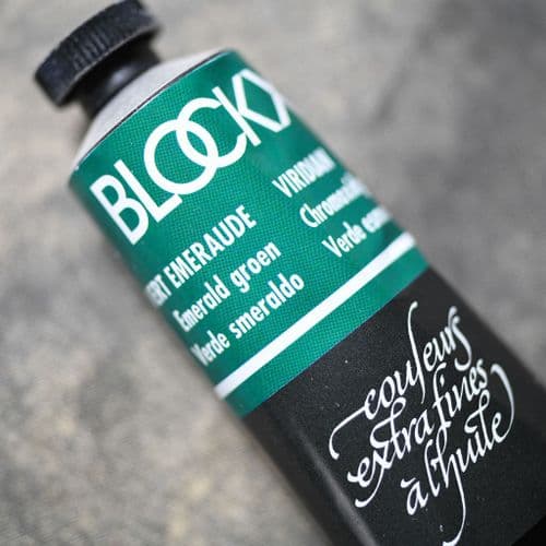 862 Viridian Blockx Oil Colour, 35ml tube.