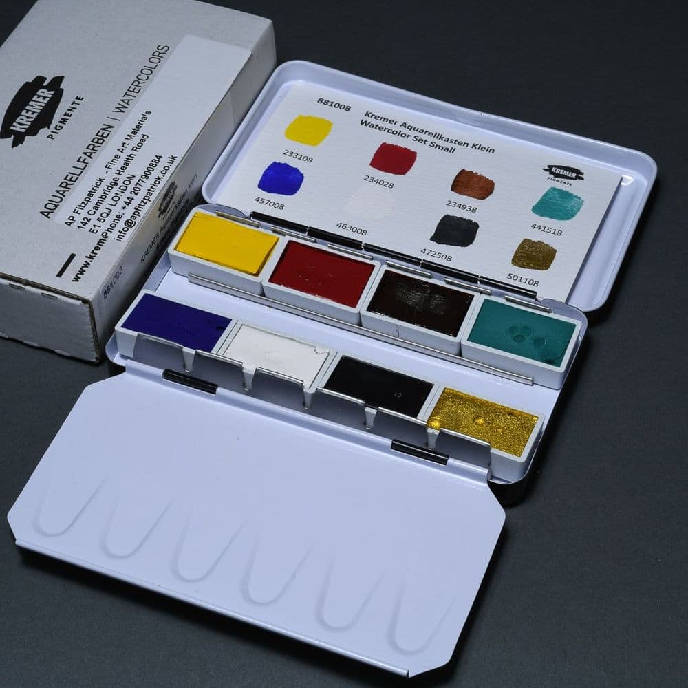 881008 Kremer Watercolour Set, Small