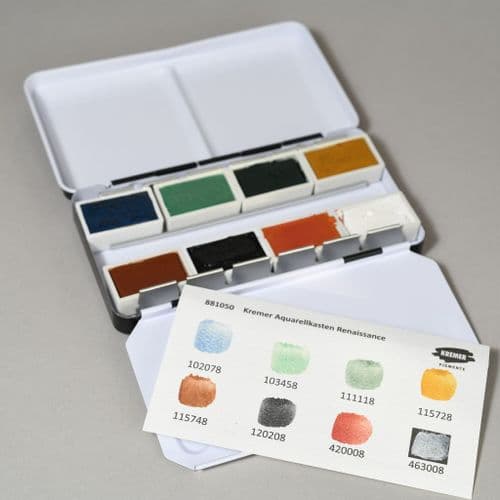881050 Kremer Watercolour Set, Renaissance