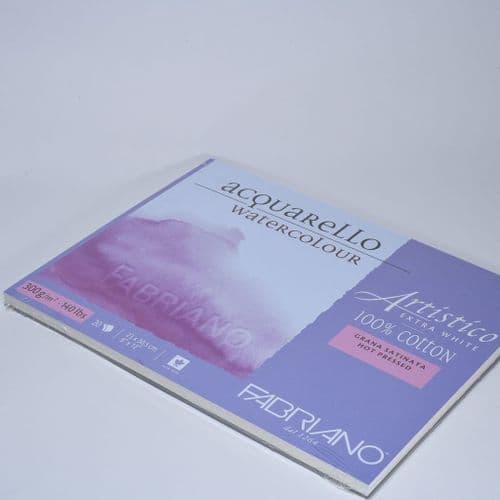 9" x 12" Artistico Smooth Watercolour Block by Fabriano