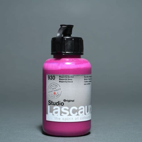 930 Magenta Deep Lascaux Studio Acrylic, 85ml bottle