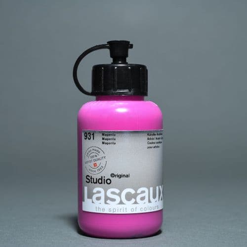 931 Magenta Lascaux Studio Acrylic, 85ml bottle