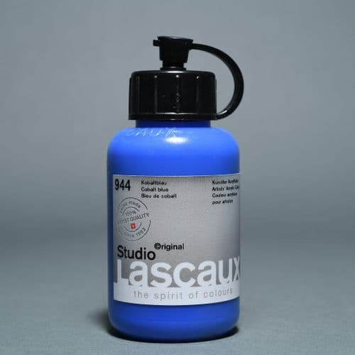 944 Cobalt Blue Lascaux Studio Acrylic, 85ml bottle