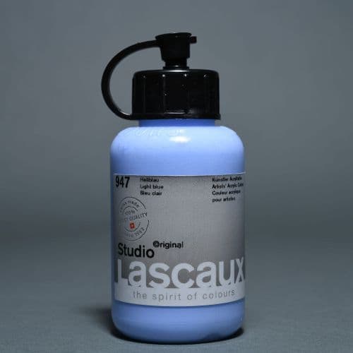 947 Light Blue Lascaux Studio Acrylic, 85ml bottle