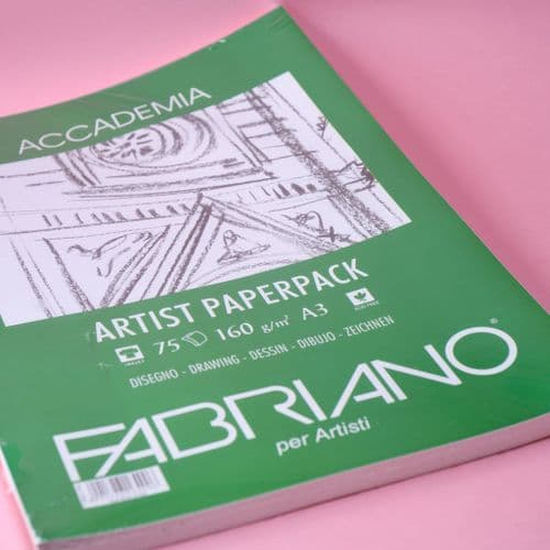 A3 160gsm Fabriano Academia Paper, 75 Sheets.
