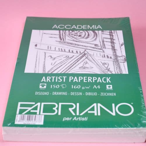 A4 160gsm Fabriano Academia Paper, 150 sheets.
