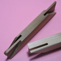 APF: 12 'Special Purchase' Tulip Wood Stretcher Bar. Pair (2 bars) with Keyways