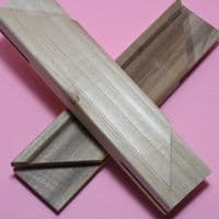 APF: 14 'Special Purchase' Tulip Wood Stretcher Bar. Pair (2 bars) with Keyways