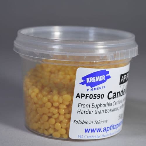 APF0590 Candelilla Wax, Plant wax. 50g plastic pot