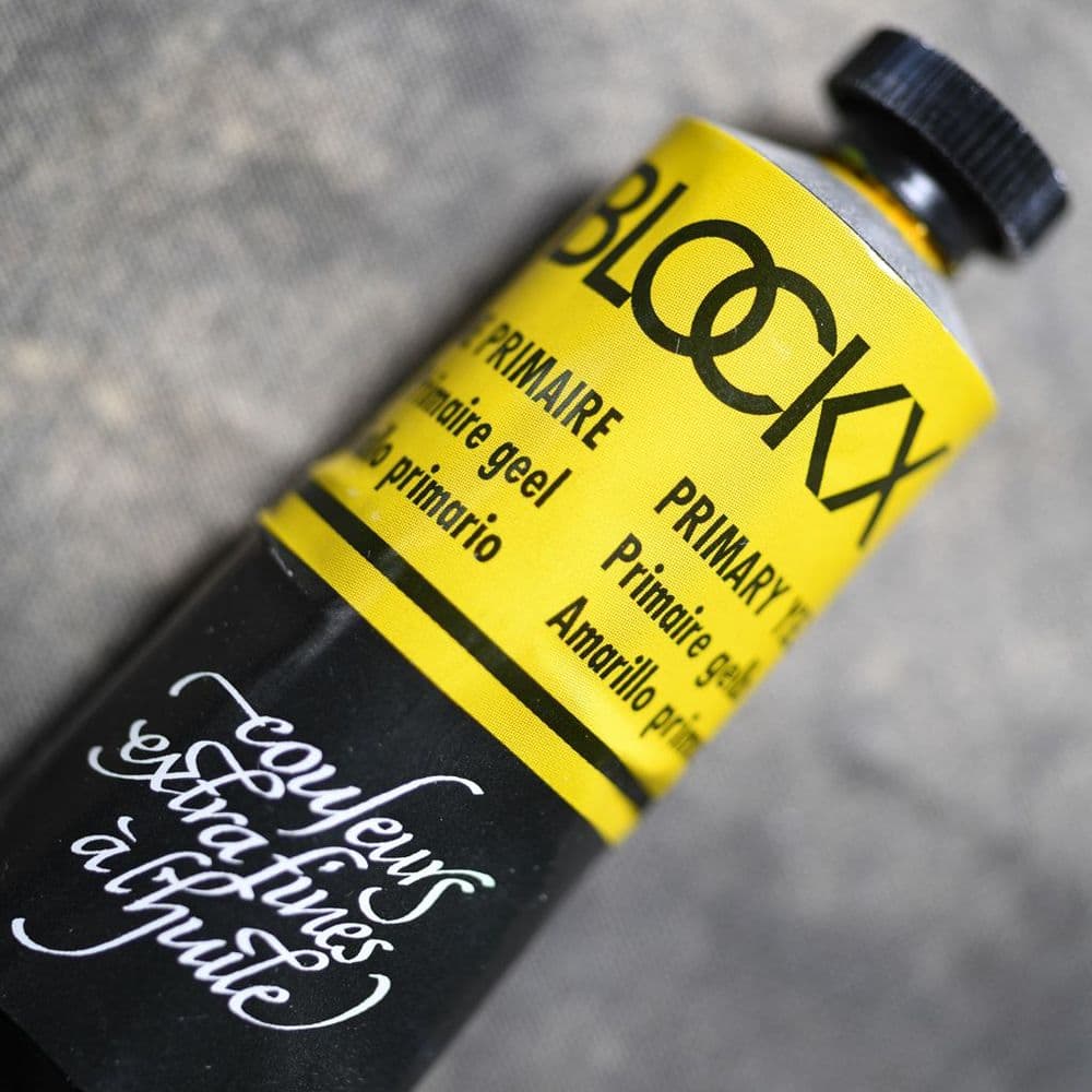 Blockx 510 Primary Yellow Oil Colour 200ml