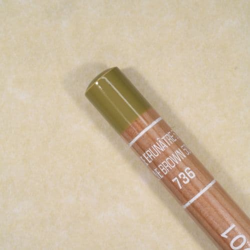 Caran d’Ache: 736 Brown Olive 50% Luminance Pencil
