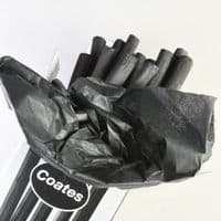 Coates: Willow Charcoal Medium Sticks, 4-6mm Diameter, 25 Sticks