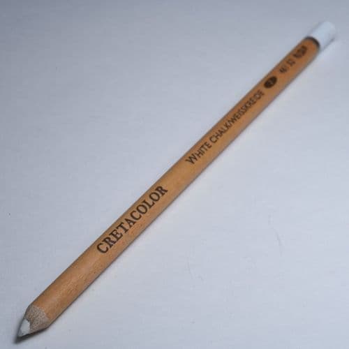 CR-461-51 Cretacolor Artist Pencil - White Chalk