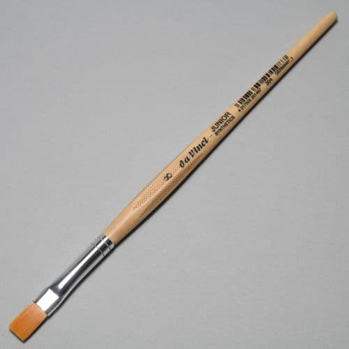 Da Vinci: s.304 Junior Synthetic brush, Flat, Size 8