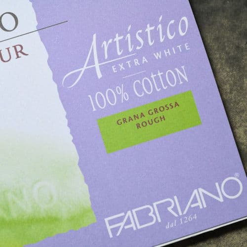 Fabriano: Artistico Watercolour Block Rough 9" x 12"