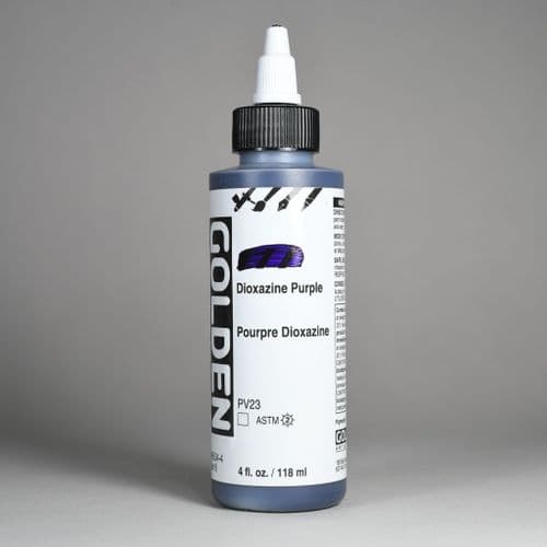 Golden: 8504 Dioxazine Purple, High Flow Acrylic, 118ml