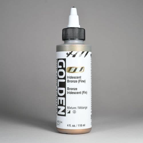 Golden: 8512 Iridescent Bronze (Fine), High Flow Acrylic, 118ml