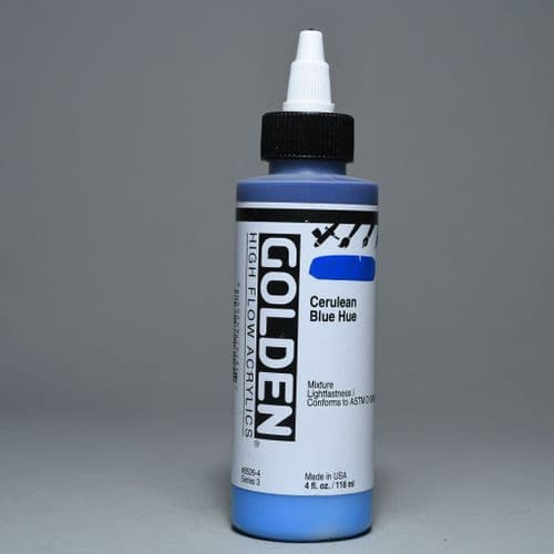 Golden: 8526 Cerulean Blue Hue, High Flow Acrylic, 118ml