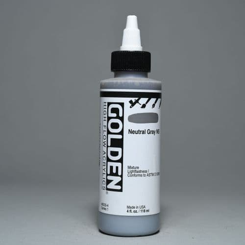 Golden: 8533 N5 Neutral Gray, High Flow Acrylic, 118ml