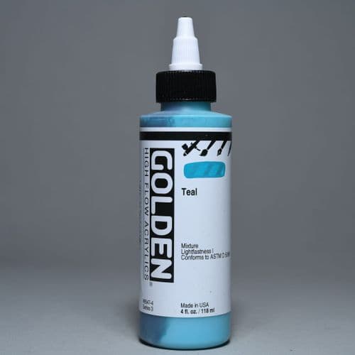 Golden: 8547 Teal, High Flow Acrylic, 118ml