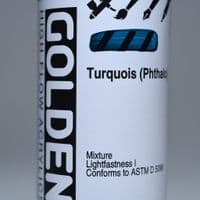 Golden: 8550 Turquoise (Phthalo), High Flow Acrylic, 118ml