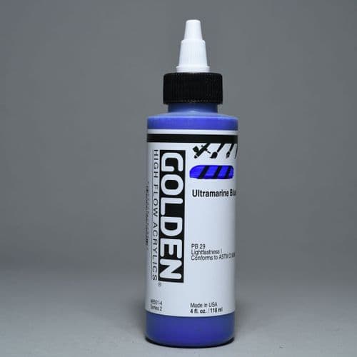 Golden: 8551 Ultramarine Blue, High Flow Acrylic, 118ml