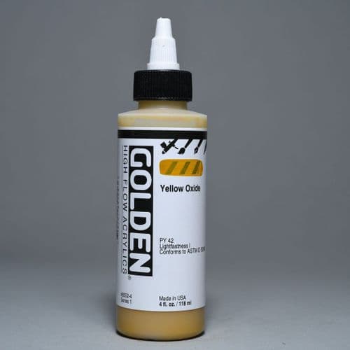 Golden: 8552 Yellow Oxide, High Flow Acrylic, 118ml