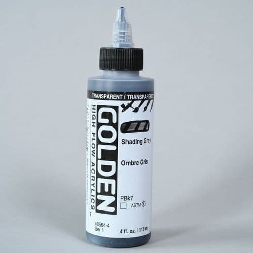 Golden: 8564 Transparent Shading Gray, High Flow Acrylic, 118ml