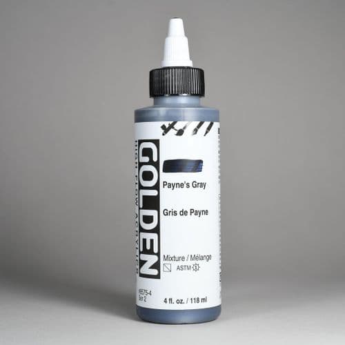 Golden: 8575 Paynes Gray, High Flow Acrylic, 118ml