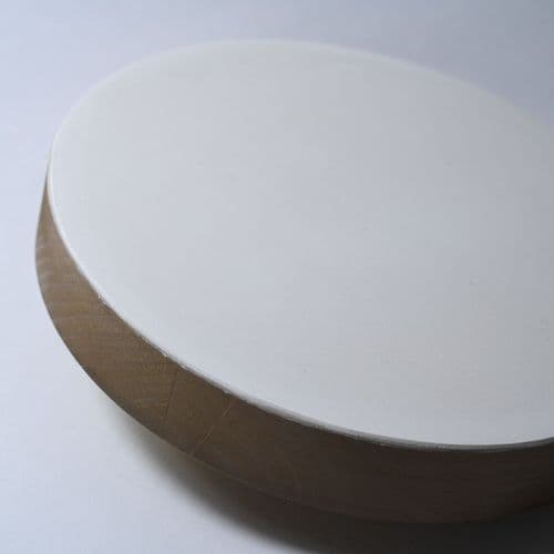 Icone & Legno: 18cm diameter tonda, GESSO circular panel