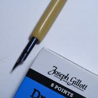 Joseph Gillott: 35821 Mitchell Drawing Pen with 8 Interchangeable Nibs