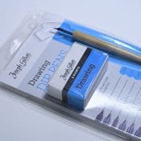 Joseph Gillott: 35821 Mitchell Drawing Pen with 8 Interchangeable Nibs