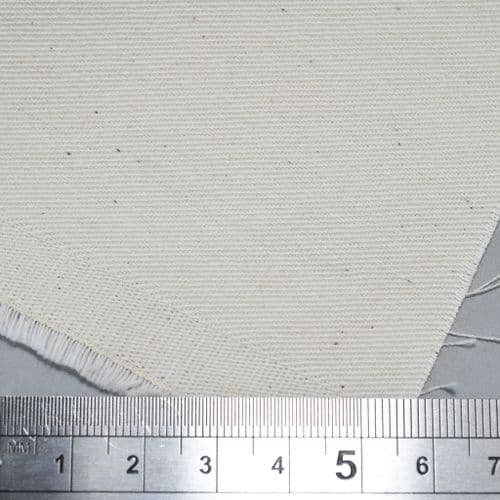Kremer: 165cm wide, L520 (873100 Nessel) Twill Weave Cotton Unprimed. Price per metre